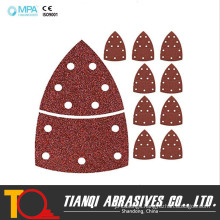 Hook and Loop Aluminum Oxide Sand Paper Disc with Holes Abrasive